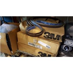 3 BOXES OF 3M SURFACING BELTS