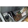 Image 2 : TOTE OF TOOLS, BATTERIES, AND TORCH W/ TWO TRAYS OF HAND TOOLS