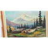 Image 3 : OIL ON BOARD HAROLD LYON MT. BLANC