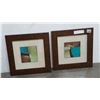 Image 2 : 2 ABSTRACT PRINTS