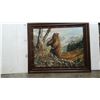 Image 1 : OIL ON CANVAS BEAR BY RAYMOND MARTIN SENFT