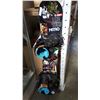Image 1 : 159CM LIB TECH TRS SNOWBOARD W/ BOOTS AND BINDINGS