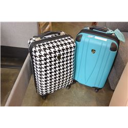 2 HEYS ROLLING LUGGAGE CASES