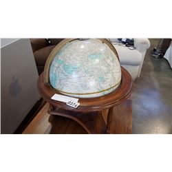 GLOBE ON WOOD STAND