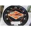 Image 3 : THREE COIN BANKS AND HARLEY DAVIDSON WALL CLOCK