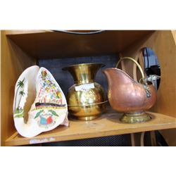 SPITTOON CONCH SHELL AND POUR JUG