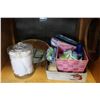 Image 1 : SHELF LOT OF BEAUTY PRODUCTS