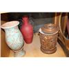 Image 2 : ROOSTER BOX, PLANTER, AND VASES