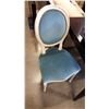Image 1 : WHITE STUDDED DINING CHAIR