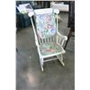 Image 1 : WHITE ROCKING CHAIR