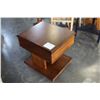 Image 2 : NEW ASHLEY MODERN RECTANGULAR END TABLE WITH DRAWER AND POWER/USB OUTLETS, RETAIL $459