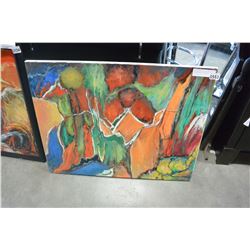 ORIGINAL OIL PAINTING BY OTTO JEGODTKA MIX OF COLORS