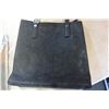 Image 2 : NEW BLACK AND OFF WHITE SUEDE MEDIUM SIZE DEISGNER TOTE BAG