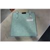 Image 2 : NEW GREEN SUEDE LARGE DEISGNER TOTE BAG