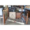 Image 1 : NEW ASHLEY SIGNATURE DESIGN POSTER KINGSIZE BEDFRAME AND 2 MATCHING 3 DRAWER NIGHTSTANDS, RETAIL $16