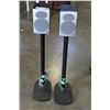 Image 1 : PAIR OF ATHENA SPEAKERS ON STANDS