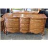 Image 2 : NINE DRAWER FRENCH PROVINCAL DRESSER WITH MIRROR AND NIGHTSTAND