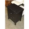 Image 2 : 2 DRAWER BLACK END TABLE