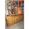 Image 1 : MODERN 6 DRAWER WALNUT DRESSER W/ MIRROR