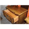 Image 3 : PAIR OF 2 DRAWER WALNUT NIGHT STANDS