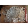 Image 1 : BOX OF CRYSTAL BOWLS AND SERVING PIECES