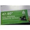 Image 2 : NEW OVERSTOCK INSIGNIA 47-80 INCH FULL MOTION POSITION TV WALL MOUNT, COMPLETE, UP TO 110LBS