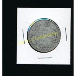 1931 Canadian Silver King George 1/2 Dollar Coin