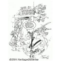 Sergio Aragones - Groo Sketch Original Art (2004).