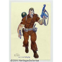 Dick Ayers - Sgt. Fury Sketch Original Art (2004).