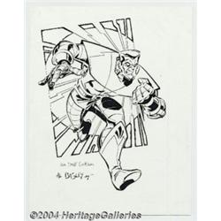 Al Bigley - Colossus Pin Up Original Art (2004).