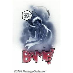 Travis Charest - Nightcrawler Pin Up Original Art (2004).