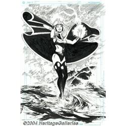 Steve Lieber - Storm Pin Up Original Art (2004).