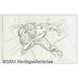 David Mazzucchelli - Beast Sketch Original Art (undated).