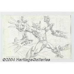 David Mazzucchelli - Wolverine Sketch Original Art (undated).