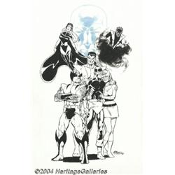 Bob McLeod - X-Men Pin Up Original Art (2004).