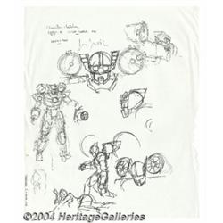 Jon J. Muth - Cyphr 4 Sketch Original Art (1998).