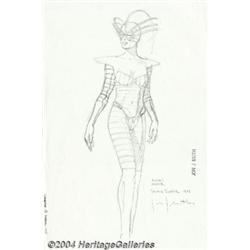 Jon J Muth - Alicia's Armor Sketch Original Art (1998).