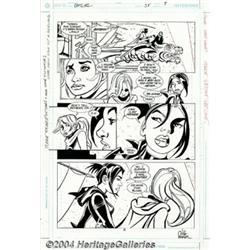 Jeff Parker - Batgirl #38, page 9 Original Art (DC, 2003).