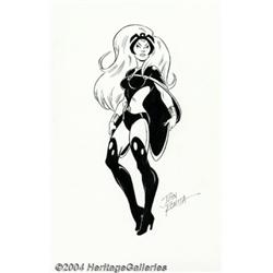 John Romita Sr. - Storm Pin Up Original Art (2004).