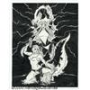 Image 1 : Sharon Ronk - Binary and Hepzibah Pin Up Original Art (2004).