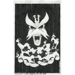 Alex Sanchez - Sunfire Pin Up Original Art (2004).