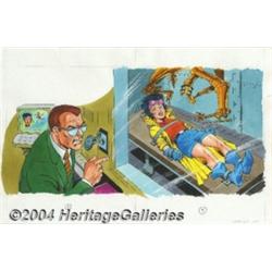 Marie Severn - X-Men: Enter the X-Men Page 2-3 Illustration Original Art (Random House, 1994).