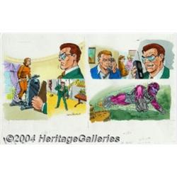 Marie Severin - X-Men: Enter the X-Men Page 10-11 Illustration Original Art (Random House, 1994).