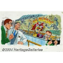 Marie Severin - X-Men: Enter the X-Men page 18-19 Illustration Original Art (Random House, 1994).