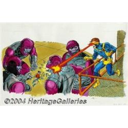 Marie Severin - X-Men: Enter the X-Men pages 20-21 Illustration Original Art (Random House, 1994).