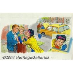 Marie Severin - X-Men: Enter the X-Men page 30-31 Illustration Original Art (Random House, 1994).