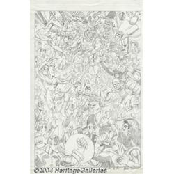 Brian Trivieri - Marvel vs. DC Pin Up Original Art (undated).