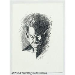 Jim Valentino - Nightcrawler Sketch Original Art (2004).