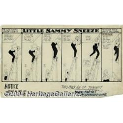 Winsor McCay - Little Sammy Sneeze Sunday Comic Strip Original Art (New York Tribune, 1905).