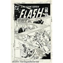 Ross Andru and Dick Giordano - The Flash #284 Cover Original Art (DC, 1980).